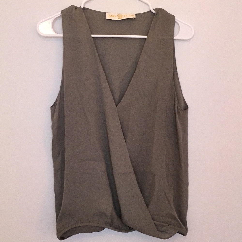 Ramy Brook tank olive green